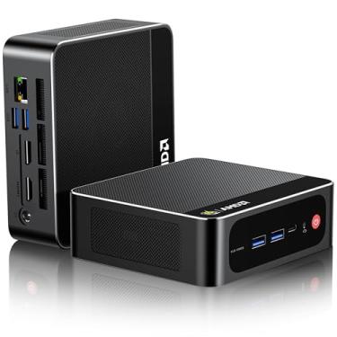 Imagem de Beelink Mini PC AMD Ryzen 7 5825U até 4,5GHz 8C/16T, mini computador SER5 PRO com 32GB DDR4 RAM 1TB M.2 SSD, suporta tela tripla 2.5GLAN/4K (HDMI+DP+Tipo-C)/WiFi6/BT5.2/Casa/Escritório