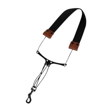 Imagem de Generic Correia de Pescoço para Saxofone, Tenor, Barítono, Resistente, Profissional, Confortável, Preta, Prática, Ajustável