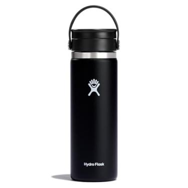 Imagem de Garrafa térmica Hydro Flask de aço inoxidável, preto
