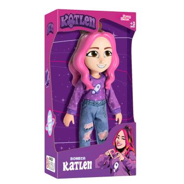 Imagem de Boneca Katlen dos Rosa 26cm 1271 - Novabrink