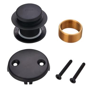 Imagem de Kit de conversão de dreno de banheira Wellup Tip Toe Matte Black