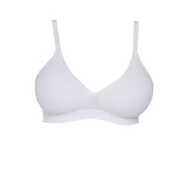 Imagem de Sutiã Hanes Cup sem Costura Microfibra G260 Branco - M, M, Branco