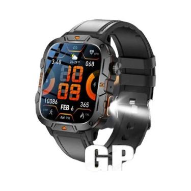 Imagem de Relógio Inteligente Militar Masculino Com Tela AMOLED, Monitor De Freq