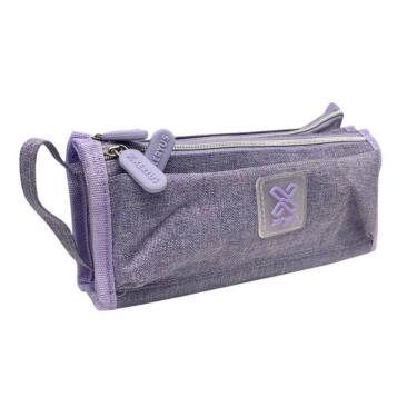 Imagem de Estojo Escolar Triplo Lilás  Backpack - Xeryus