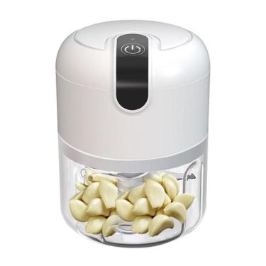 Imagem de Mini cortador de alho elétrico espremedor de alho, espremedor de alho 