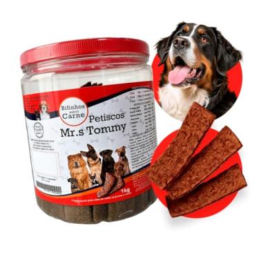 Imagem de Petisco Bifinho Premium Para Cachorro Pote 1kg (Carne)