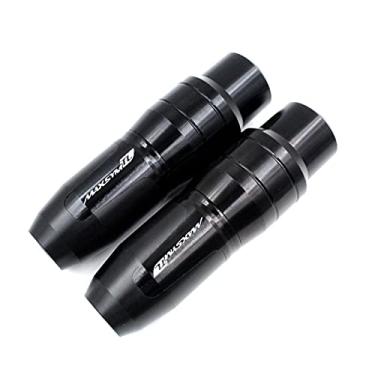 Imagem de Para SYM MAXSYM TL500 2020 Acessórios de motocicleta Slider Quadro Slider Anti Crash Caps Sliders Escape Proteção contra quedas (Cor: Preto)