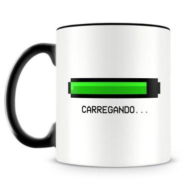 Imagem de Caneca Personalizada Carregando - Estampa Geek & Nerd - 325ml - Amo Ca