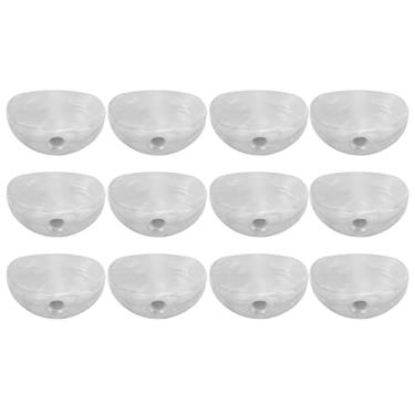 Imagem de RiToEasysports 12 Conjuntos de Botões de Afinação de Guitarra de Metal de Plástico, Botões de Cabeça de Máquina de Afinador de Acabamento Requintado para Guitarras Clássicas Populares (Branco Pérola)