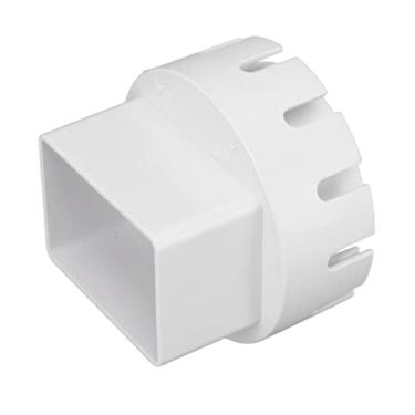 Imagem de LiebeWH Adaptador Downspout, Adaptador de Drenagem de Plástico Com Parafusos para Fácil Conexão, Tamanho Padrão para Drenagem Eficiente de água da Chuva (Branco G: 56-58 cm / 22-22,8 pol.)