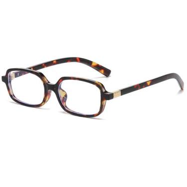 Imagem de Óculos Breaksun, retrô, retângulo, azul, bloqueador de luz, marrom