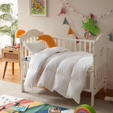 Imagem de Edredom infantil Three Geese 114 x 122 cm, leve para plumas