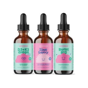 Imagem de Gotas de Vitaminas JoySpring D3 K2 Zinc Baya de Saúco Complejo B