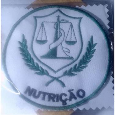 Imagem de Patch Bordado Símbolo da Nutrição - 8,5 cm x 9 cm - MIO Moda Branca