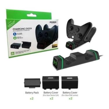 Imagem de Carregador Controle Xbox One Series S/X +2 Baterias 800Mah - Alinee