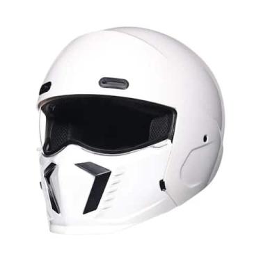 Imagem de Capacete De Motocicleta Retro Unissex Com Design Scorpion Compatível C