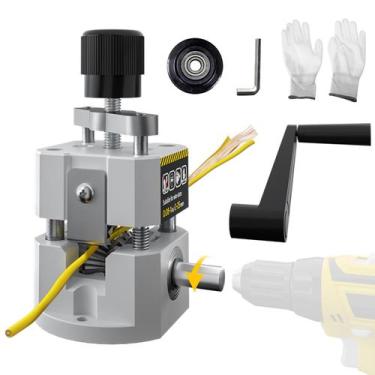 Imagem de Decapador de fios GEEKBEE Manual de 0,2-2,54 cm portátil com manivela