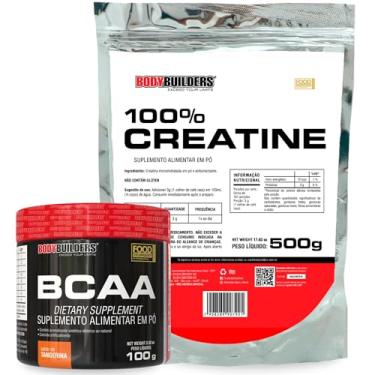 Imagem de Kit 100% Creatina 500g + BCAA 4,5 100g - Bodybuilders