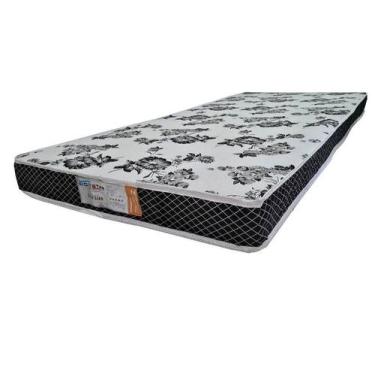 Imagem de Colchão de solteiro D20 Resistente 88x188x14cm Suporta 80kg - Ortobell