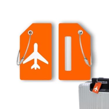 Imagem de Etiquetas de bagagem para malas, etiquetas de bolsa para bagagem, silicone, carnaval, cruzeiro, avião, itens essenciais de viagem internacionais 2025