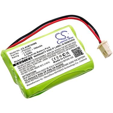 Imagem de MAUSOCELA Bateria de substituição para BabyPhone de 700 mAh, para DVM-75, DVM-75-00
