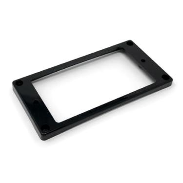 Imagem de Vintage Forge Anel de montagem Humbucker inferior curvado preto inclinado (5 mm-7 mm) compatível com guitarras Epiphone HR190C-BLK