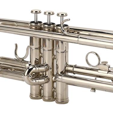 Imagem de RiToEasysports Trompete Bb Padrão de Com Bocal, Som Brilhante para Música Alta, Latão/prata, Iniciantes/estudantes