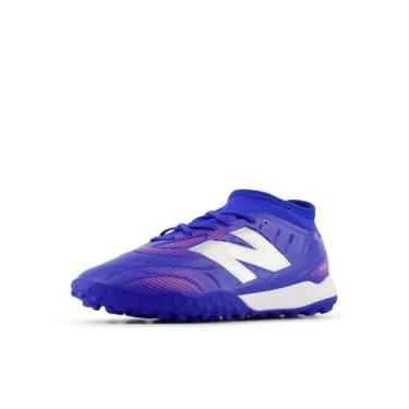 Imagem de New Balance Tênis de futebol Tekela Tekela Team Low Laced Tf V5 unissex, Pedra preciosa azul/vermelho energético/prata, 15