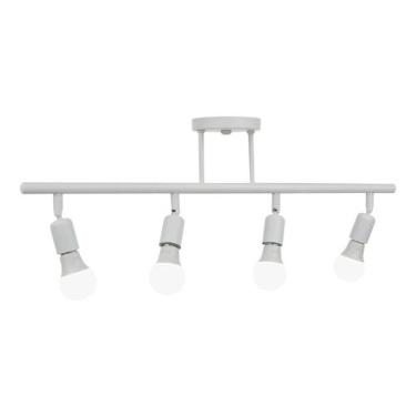 Imagem de Lustre Luminária Articulada Spot Trilho Spot Cozinha Branco