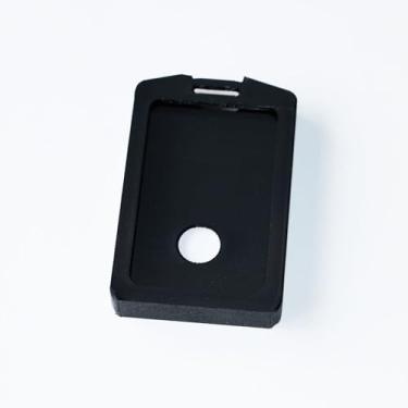 Imagem de PIAOLGYI Porta-crachá para Centegix e porta-crachá regular 2, suporte com orifício para professores (preto)