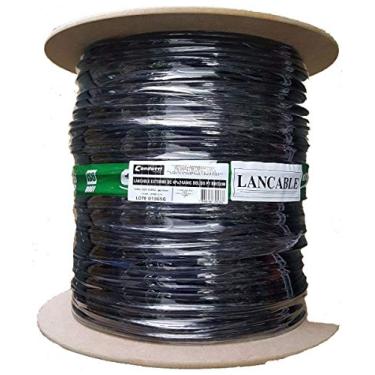 Imagem de Cabo Rede Cat5e Preto 300m Bobina Ftp Externo Dc Blindado Condutti