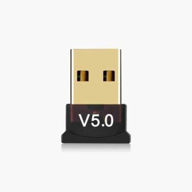 Imagem de Adaptador Bluetooth 5.0 Profissional Receptor para PC e Notebook Usb Wireless Transmissor de Audio