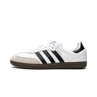 Imagem de adidas Tênis masculino Ftwwht/Cblack Samba ADV FTWR WhiteCore Preto/GUM5 38 EUA, Multi, 5.5 Wide