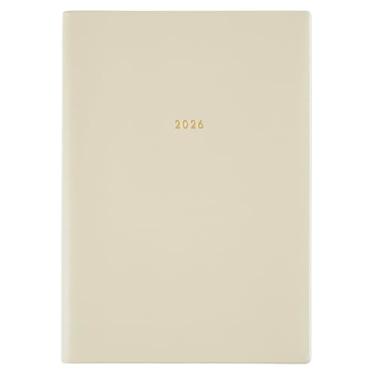 Imagem de Agenda Greeting Life Moments 2026 A5 Weekly Softcover Vertical Bege CD-1414-HT (começa em dezembro de 2025)