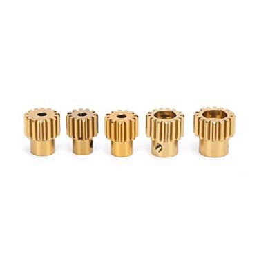 Imagem de 32P Pinhão Gears Set, 5pcs 12T 13T 14T 15T 16T Liga de Alumínio Motor Gear Kit, RC Car Upgrade Acessórios Com Set Screws, Pequena Ferramenta Chave para 1/10 RC Car 3.175mm Eixo