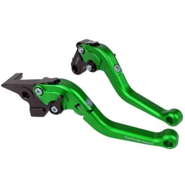 Imagem de Manete Dobrável Esportivo Honda Cb500 1997 A 2005 - Stark Race, Verde