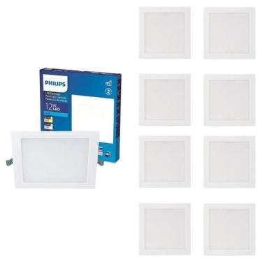 Imagem de 9 Luminária Plafon Led 12w Philips 3000k Bivolt 900lm Quad., Bivolt