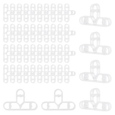 Imagem de UNICRAFTALE 200 peças espaçadores de azulejos de 6 mm de espessura, separador de parede de tijolo, plástico, placa de piso de 3 vias, espaçadores de azulejos de pavimentação, espaçador de tijolos