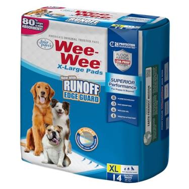 Imagem de Four Paws Wee-Wee Almofadas de Xixi Extragrande Sem Perfume de Desempenho Superior para Cães e Filhotes, Acolchoadas à Prova de Vazamento Proteção de Chão para Treinamento de Banheiro de Cachorro, 71