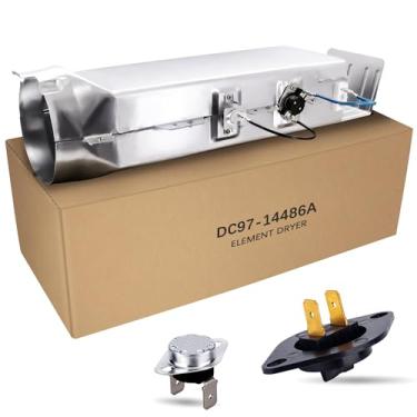 Imagem de Elemento de aquecimento da secadora DC97-14486A para Samsung DV45H7000EW/A2, DVE45T3400V, DVE50M7450W/A3, DVE50M7450P/A3, DV431AEP/XAA, DV42H5200EW/A3, DVE45R66 100C, DVD. 40J3000EW/A2, kit de