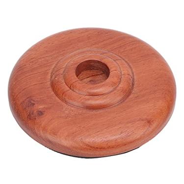 Imagem de RiToEasysports Violoncelo Endpin Stopper Rosewood e EVA Anti Slip Mat Com Orifício de âncora para Instrumentos e Proteção de Piso Acessório de Nível Profissional para Músicos