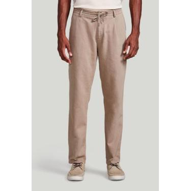 Imagem de Calça Linen Blend Relax - Bege Fendi - HIGHSTIL, Bege, GG