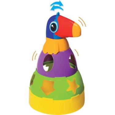 Imagem de Kit De Brinquedos Educativos Tucano + Empilha Baby Macaco - Mercotoys