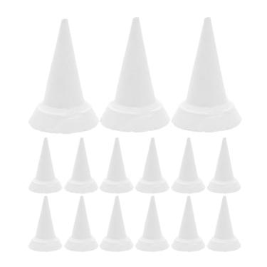 Imagem de Beatifufu 30 peças de pinos de suporte de prateleira de forno - Cone de cerâmica de alumina cônico pendurado pequenos cones refratários ferramentas de cerâmica para queima de cerâmica