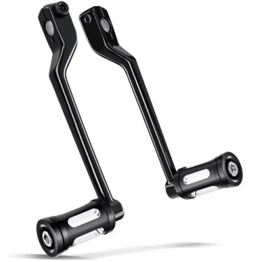 Imagem de Amazicha Pegs de alavanca de câmbio, aço inoxidável para salto e dedo do pé apto para Harley Touring Road Glide Street Glide Electra Glide 1988-later FL Softail 1986-later Tri Glide Trikes 2008-later