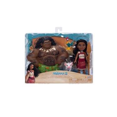 Imagem de 4 Bonecos Moana, Maui, Pua E Hei Hei - Moana 2