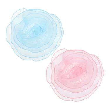 Imagem de PATIKIL Broche de flor de tecido de cetim grande para mulheres broches florais elegantes de organza broches de flores para casamento, dança, festa, roupas, vestido, chapéu, acessórios, Large