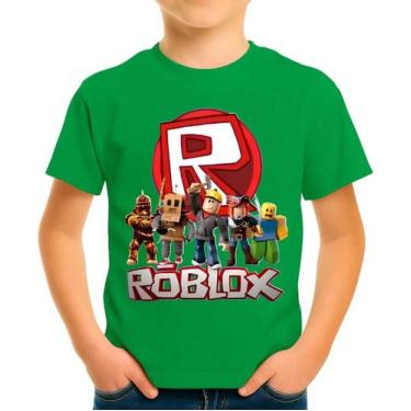Imagem de Camiseta Camisa Infantil Juvenil Gamer Roblox MD5 - Casetal, Verde, 14