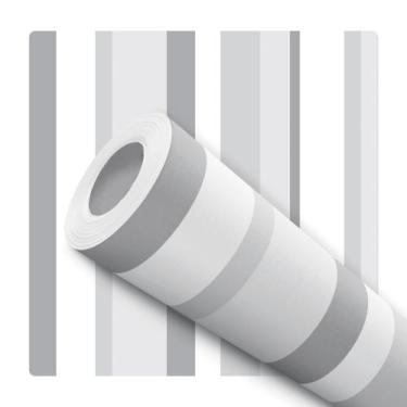 Imagem de Papel De Parede Vinílico Listras Cinza Quarto Sala 2m - Deliquadros