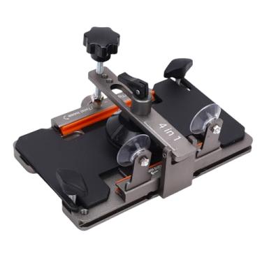 Imagem de Luocute Abridor de Separador de Tela de Telefone, Braçadeira de Kit de Reparo de Celular Adequada para Celular IOS Braçadeira Ajustável de 3,35-4,72 pol., Com Ventosa, Braçadeira de